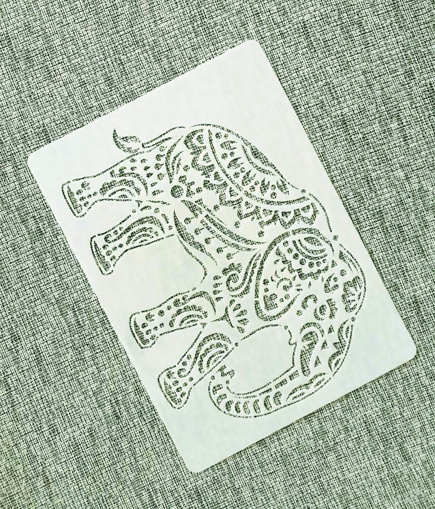 mylar stencil template