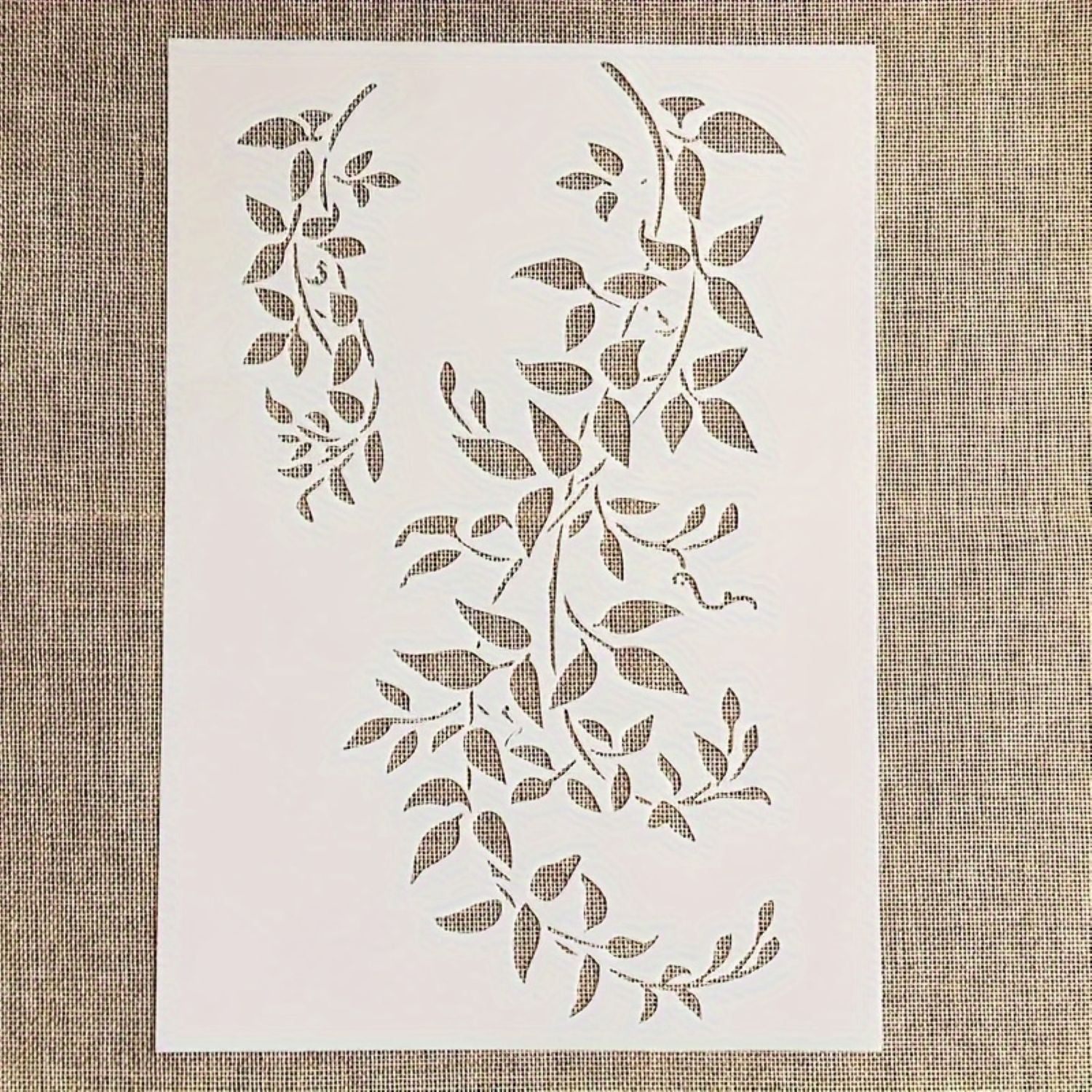 Leaf design stencil for Eid decoration