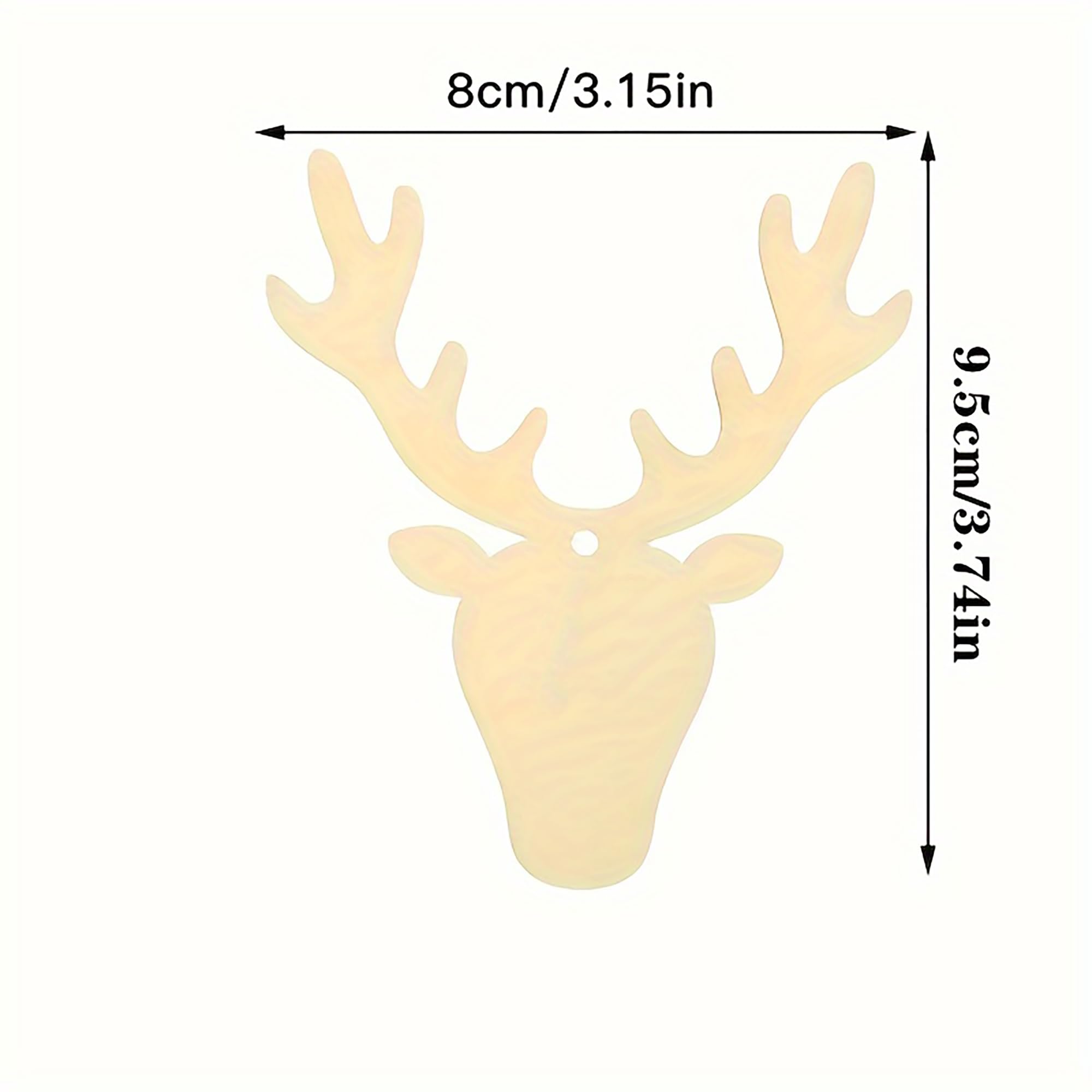 deer head wood shapes