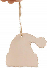 Wooden ornaments for winter crafts