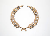 American Elm 2 Pack Wood Wreath Rings MDF Craft Circles for DIY Fall Decor Leaves & Seasonal Home Decoration