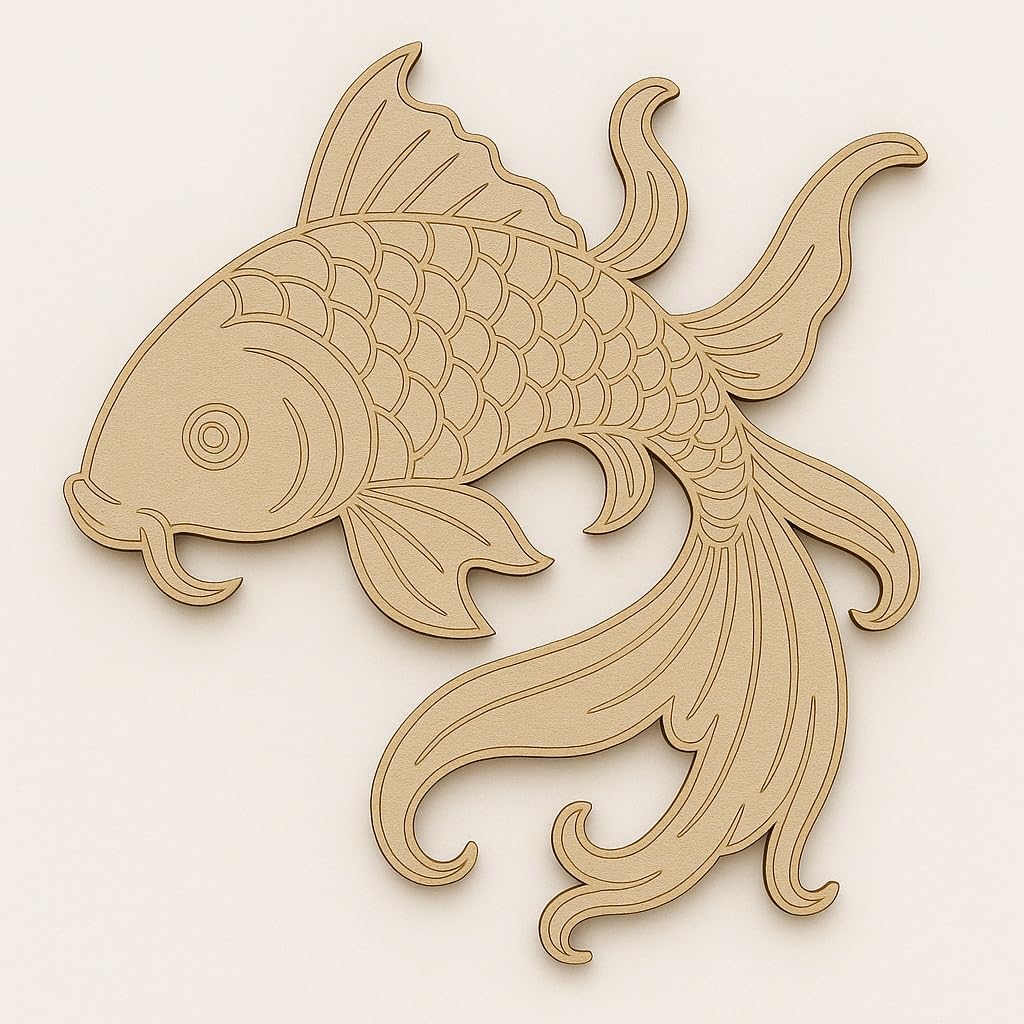 wooden fish craft shapes