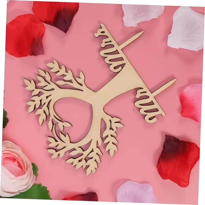 handcrafted wooden "mr & mrs" centerpiece for wedding cakes