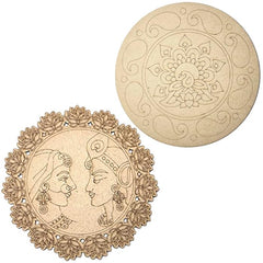 mdf mandala art kit for kids mandala wall décor wooden painting cut outs premarked mdf