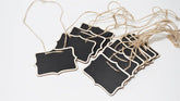 hanging chalkboard labels