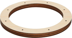 Cliths Pack of 4 Wooden Wreath Rings Pre Cut Holes for DIY Crafts Decor, Wall Door Hanging Wreaths, MDF Garland Bases