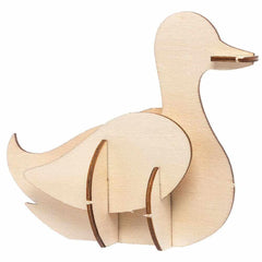 American Elm Bird Woodcraft Model Kits, Arts and Crafts for Kids,Brown Pack of 5