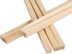 Whittlewud Square unfinished Wooden Dowel Sticks for Crafts and DIY Pine Dowel Rod