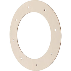 Cliths Pack of 20 Wooden Wreath Frames for Crafts Wooden Circle Wreath Forms with Holes for Hanging Decorations and Gifts