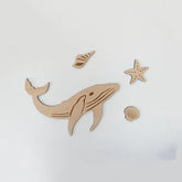Under the Sea Wooden Wall for Kids Room
