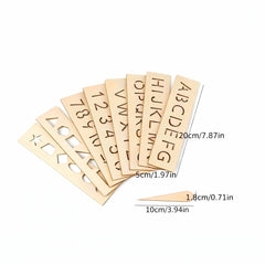 grooved tracing board for handwriting practice