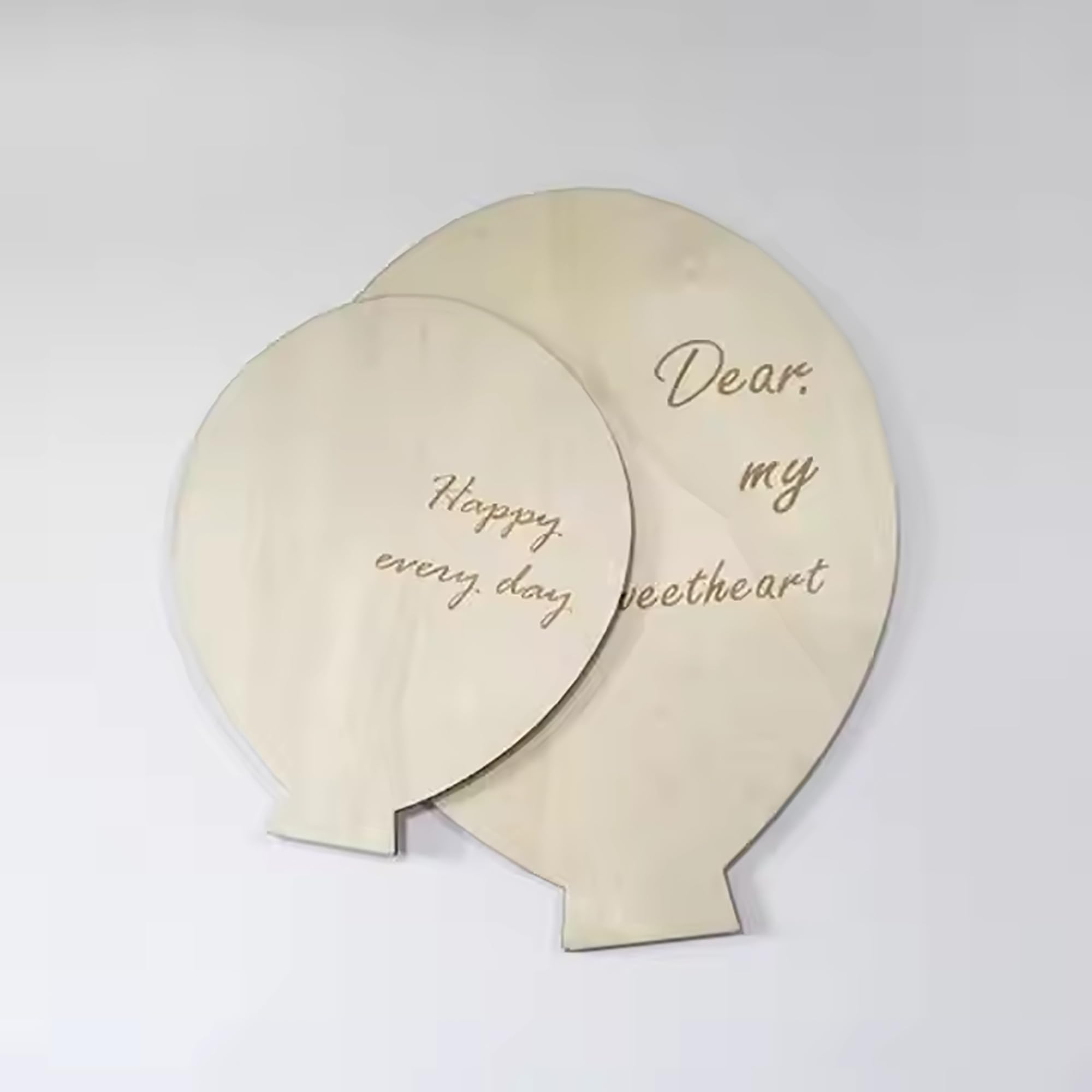 paintable wood hot air balloon cutouts for party decoration