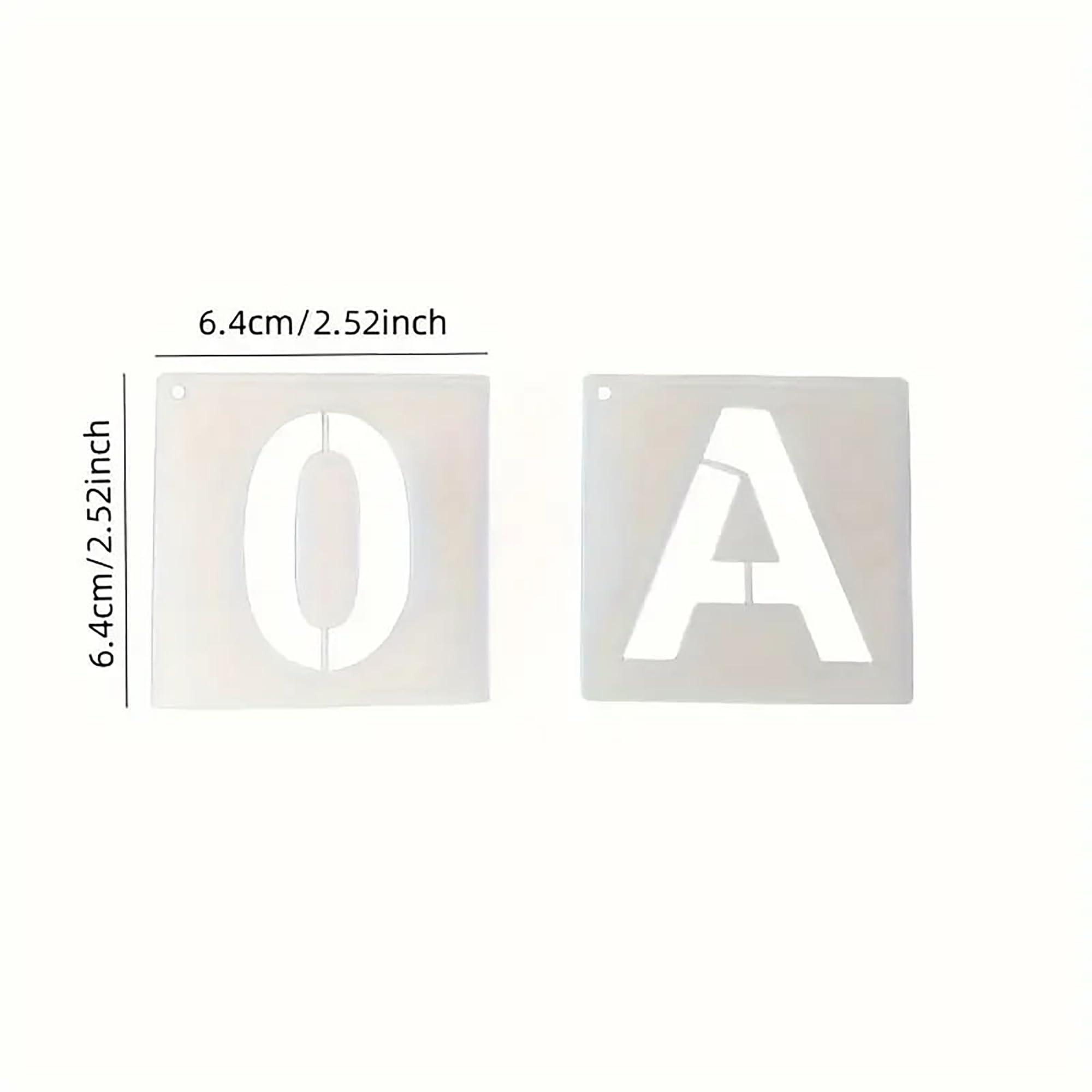 alphabet number stencils reusable