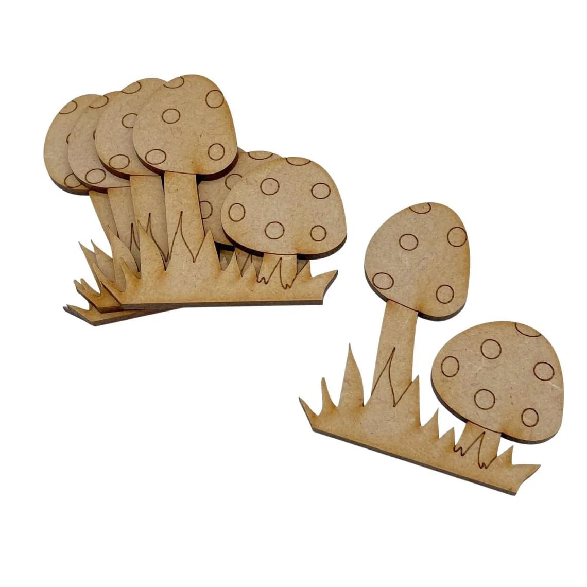 mdf wooden fairy door accessories garden double toadstool diy craft supplies unfinished wood wooden cutouts mdf craft for kids