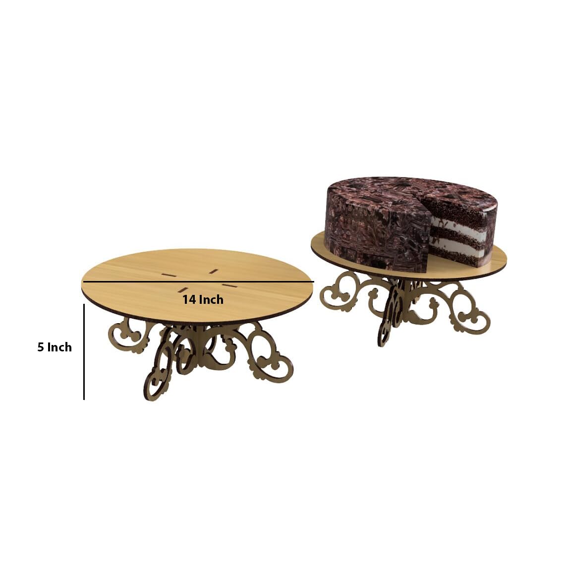 elegant cake holder for parties