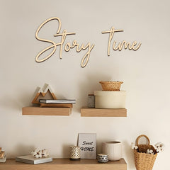 Story Time Wooden Wall Sign