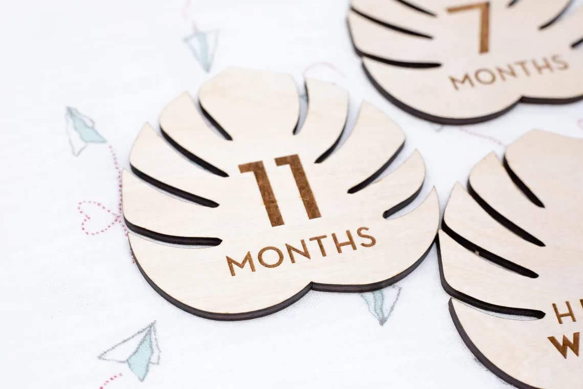 baby shoot props milestone cards