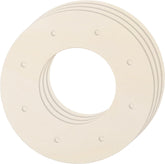 Whittlewud 6 Pcs Wooden Wreath Frames Unfinished MDF Floral Hoop Rings for DIY Wall Decor Crafting