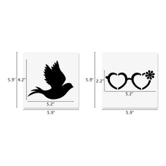peace love stencils boho
