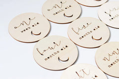 baby monthly milestone cards