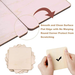 small square wood blanks