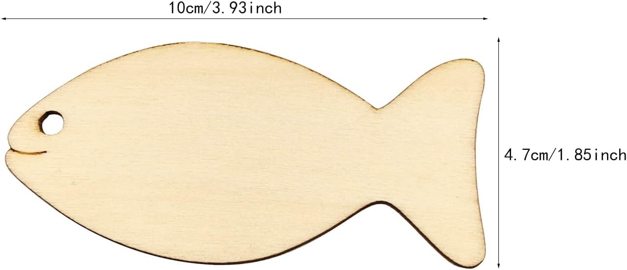 unfinished mdf fish shapes