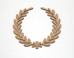 American Elm Pack of 2 Wooden Wreath Rings MDF Craft Circles for DIY Fall Decor, Autumn Leaves & Seasonal Crafts