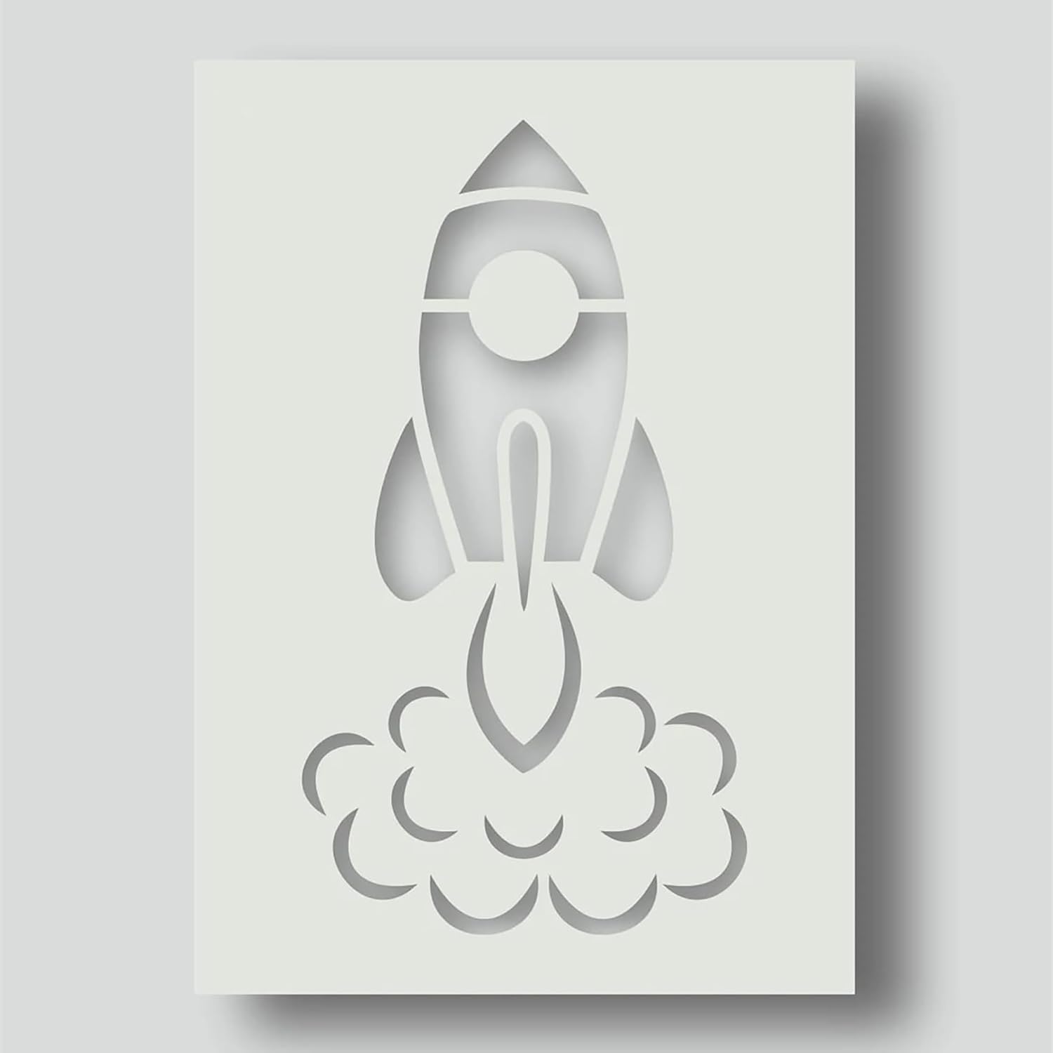 DIY rocket craft stencils