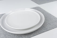 Cliths Felt Placemats Set Heat Resistant Table Mats Gray Rectangle Trivets for Dining Table & Hot Pots
