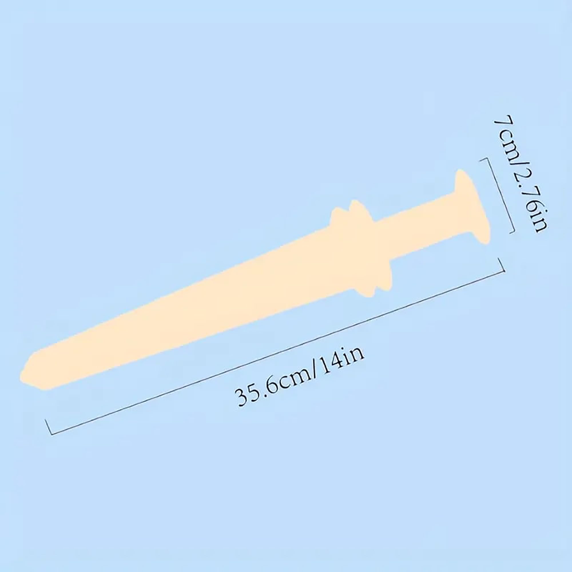 Unfinished wooden sword kit for kids' DIY painting