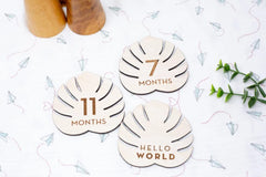 Wooden milestone caeds