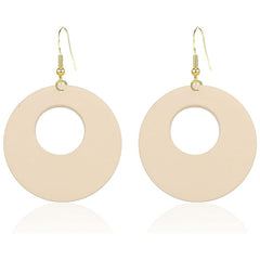 Cliths Pack of 10 Round Wooden Earring Blanks Lightweight MDF Discs for DIY Jewelry Making, Craft Circles for Painting & Embellishing