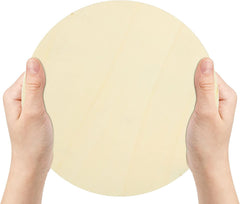 American Elm 6PCS. Unfinished Wooden Circles for Craft 12Inch Round Wood Blanks, DIY Painting, Door Hanging Decor Wooden Circle Shapes, Wood Cutouts, Art Board.