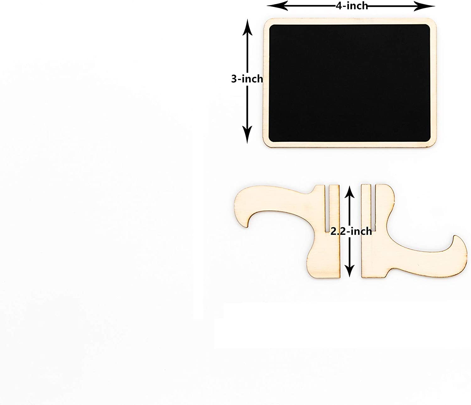Wooden bottle opener with measurements on a white background