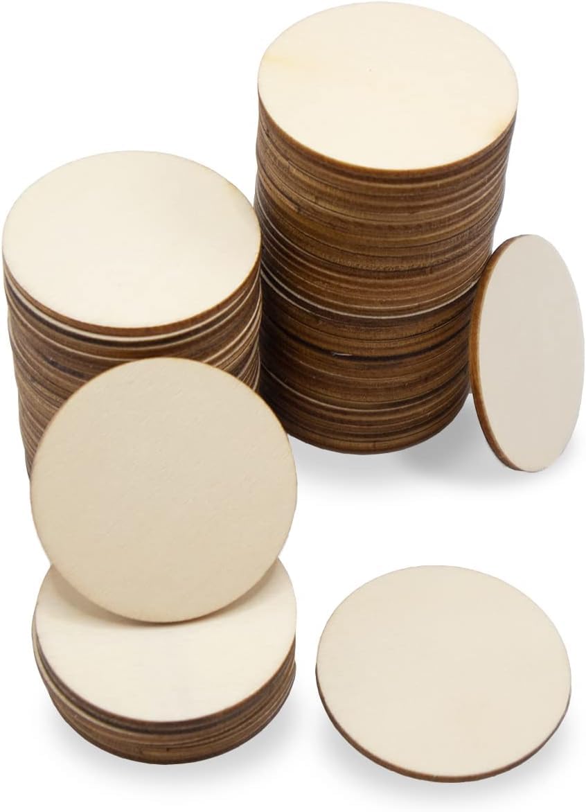 round wood craft shapes
