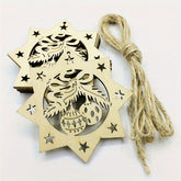 Christmas wooden ornaments