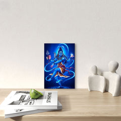 aluminum Shiva wall decor glossy finish ready to hang