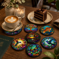 decorative tea coasters for home