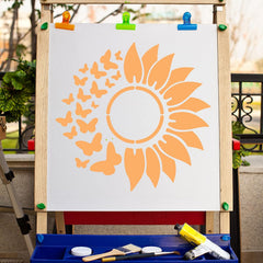 stencil for wall and fabric painting