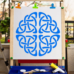 stencil for wall and fabric painting