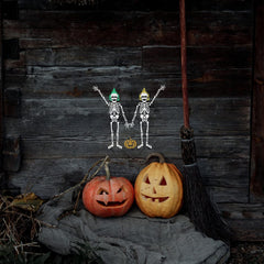 spray paint skeleton stencil diy