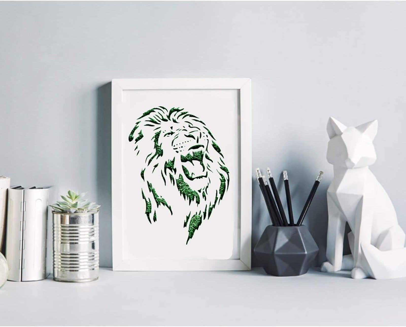 wildlife stencil art