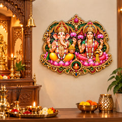 Diwali gift Lakshmi Ganesh wall art