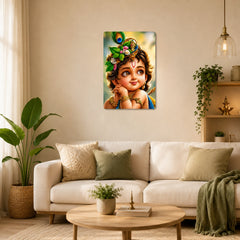 Little Krishna wall decor for home