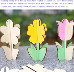 school project flower craft