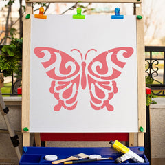 stencil for wall and fabric painting