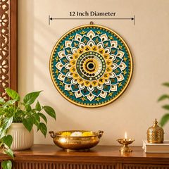 Colorful Round Wall Art for Home Interior Decoration