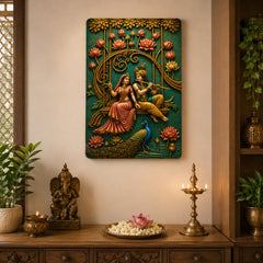 Vinyl Printed Krishna Wall Art with Matte Finish