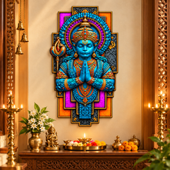 Hanuman ji wall art for pooja room