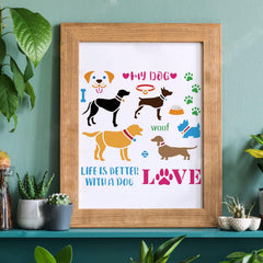 quote stencil for crafts